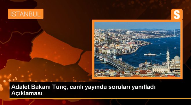 Adalet Bakanı Yılmaz Tunç, Eyüpsultan’da kaza yapan şüpheliyle ilgili açıklama yaptı