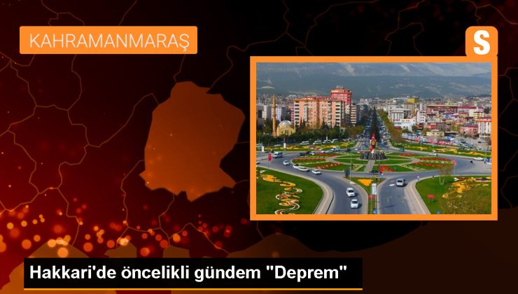 Hakkari’de afetlere hazırlık için ekiplere eğitim veriliyor