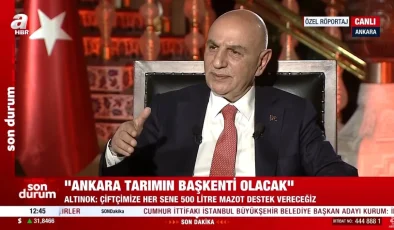 Ankara Büyükşehir Belediye Başkan Adayı Turgut Altınok: Ankara’ya 75 tane alt geçit, üst geçit, köprülü kavşaklar yapacağız