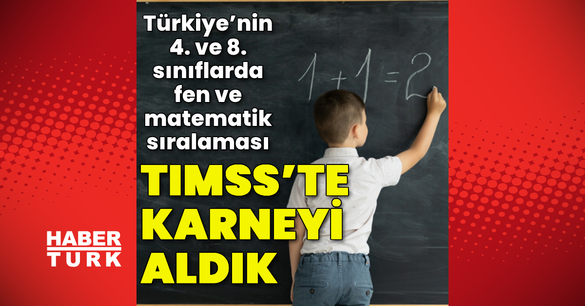 TIMSS 2023’te Türkiye sıralamasını yükseltti