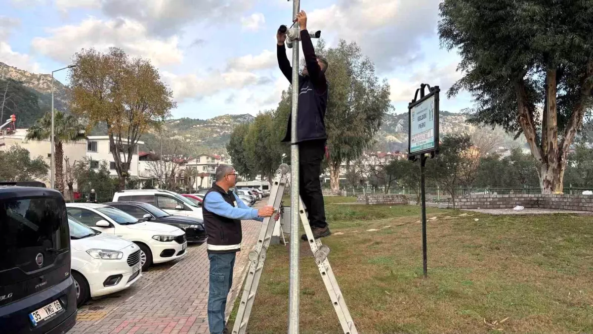 Marmaris’te Parklara Güvenlik Kamerası Sistemleri Kuruluyor